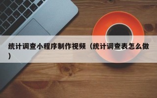 宜城统计调查小程序制作视频（统计调查表怎么做）