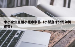 宜城中小企业直播小程序制作（小型直播公司如何运营）